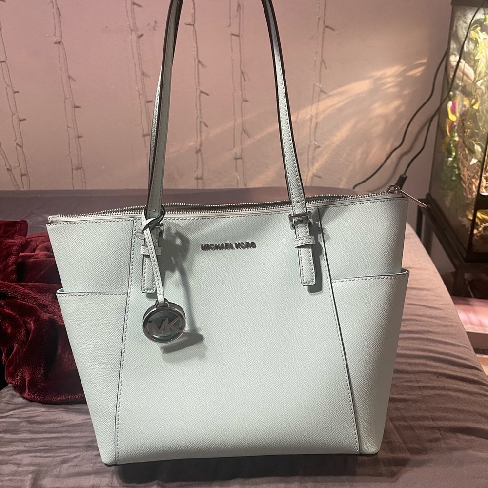 Gorgeous baby blue Michael Kors purse